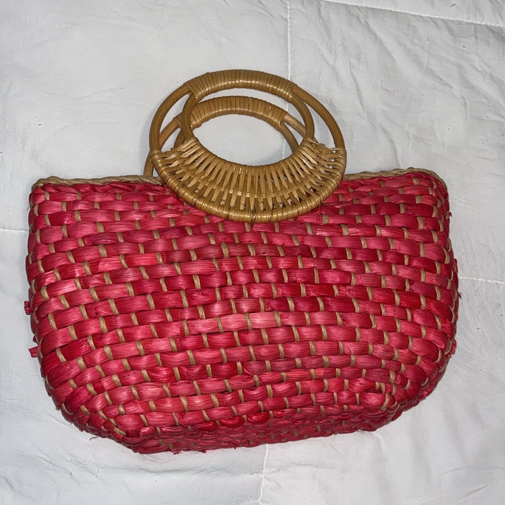 Free People Sofia basket handbag. - Picture 3 of 5
